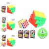 Colorful Educational Three Layer Cube For Kids Abs Material 5.7cm Speed Cube