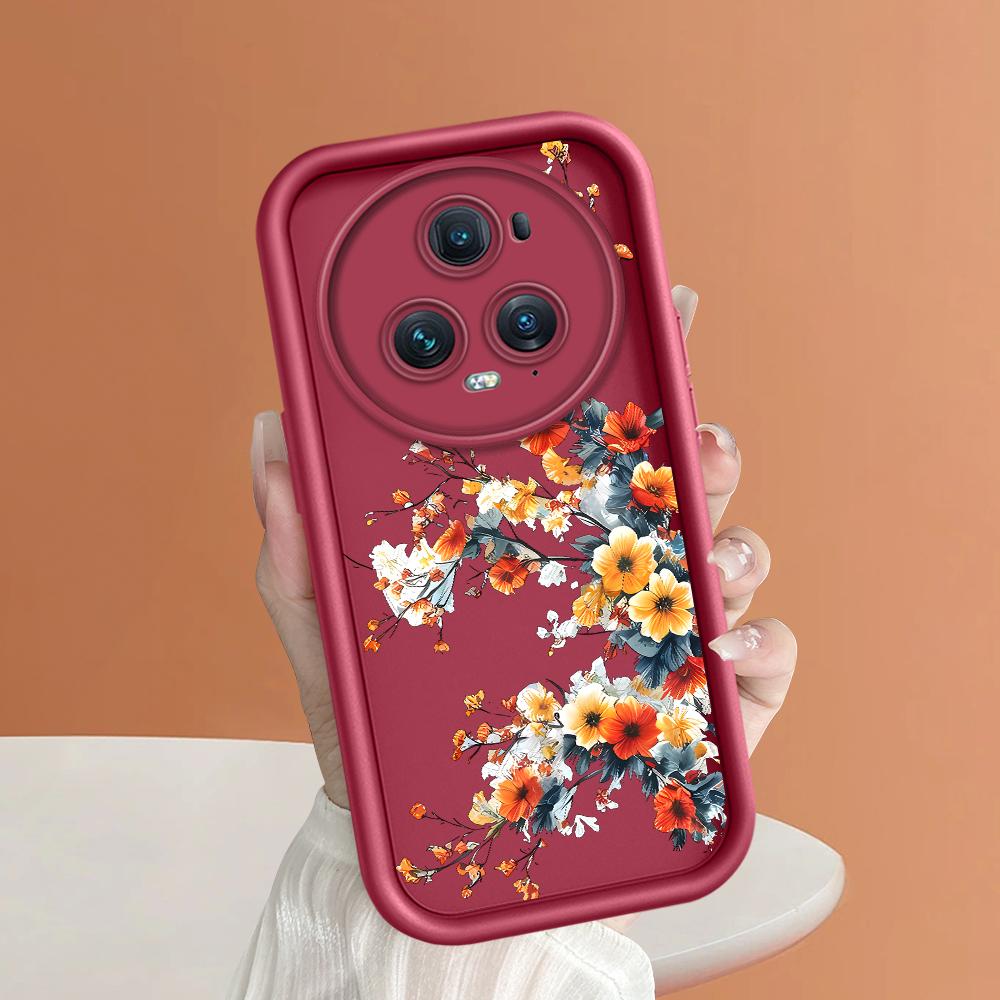 Soft Silicone Square Ladder Printing Pattern Phone Casing Full Cover Camera Shockproof Protection Rubber Case for Huawei Honor