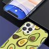 Cartoon Fruit Avocado Case Phone Cover for Apple iphone 16 15 14 13 12 Mini 11 Pro Max 16E X XS XR 7 Plus 8 + SE 2020 Trend Fund