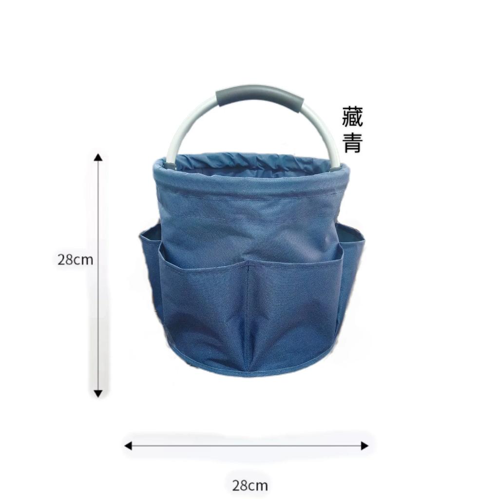 17L Große Aufbewahrungsorganizer-Tasche Faltbarer Korb Picknick-Tragetasche Outdoor-Reinigungs-Caddy mit Griff Werkzeugtasche Reinigungsmittel