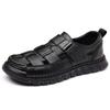 Fashion Outdoor Summer Men Sandals Genuine Leather Mens Casual Shoes Outdoor Male Beach Slippers Leisure Walk Roman Shoes Wading Shoe