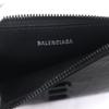 Neuwertiges BALENCIAGA Münzfach CRUSH schwarzes Leder Herren 766465 Gebraucht