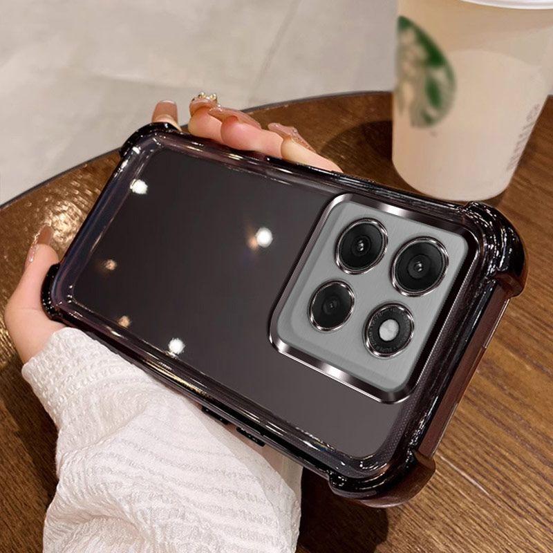 Custodia Lussuosa Placcata con Bordo Lucido per Motorola Signature Moto Edge 70 Ultra 60 Fusion 50 Pro G87 G77 G67 G86Power G66J/Y G56 Cover