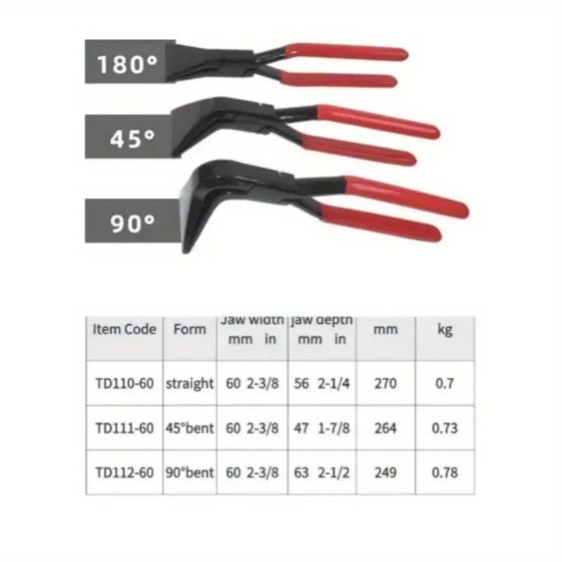 Hand Seamers Sheet Metal Tools Straight Jaw 45° 90° Metal Bending Pliers for Bending and Flattening Sheet Metal.