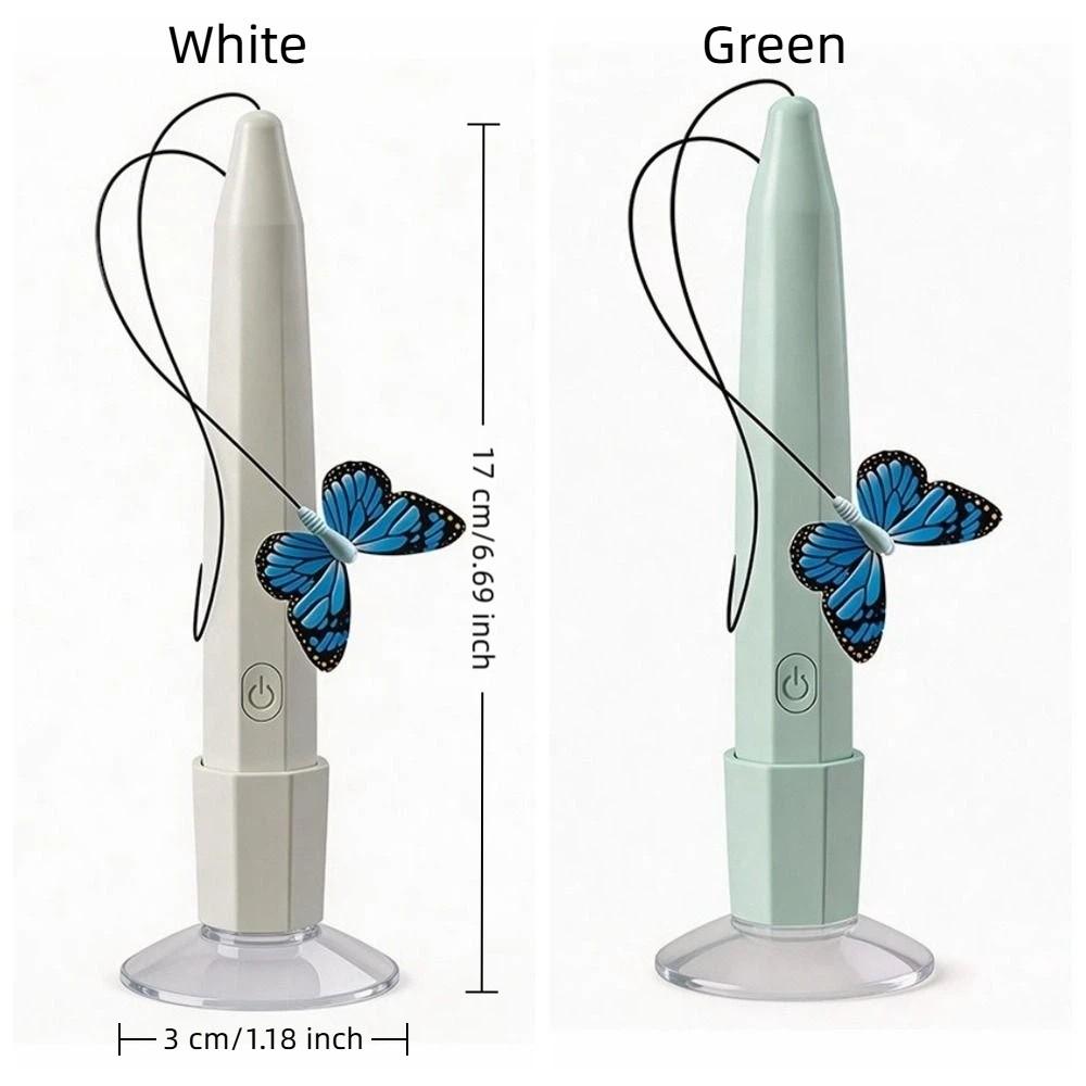 Suction Cup Base Automatic Cat Teaser USB Rechargeable Interactive Pet Toy  Kitten Play