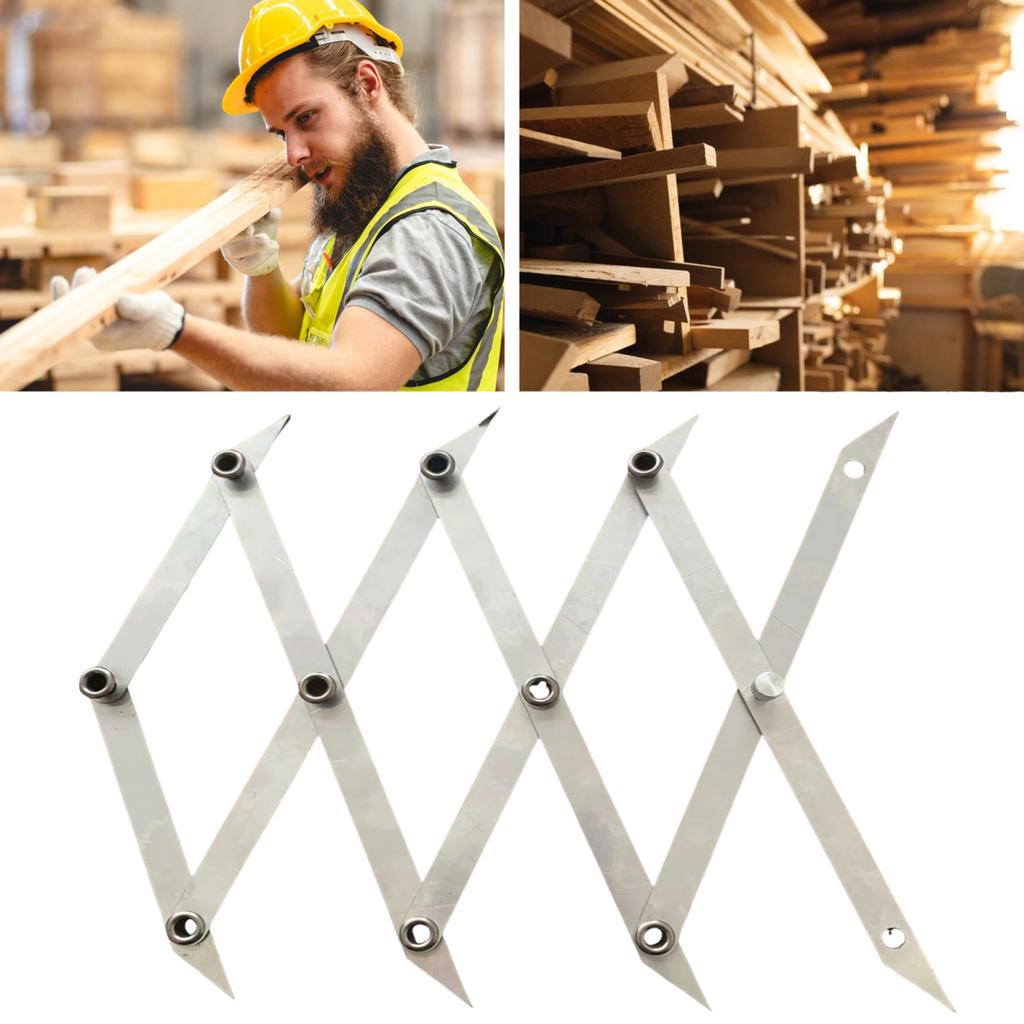 Yousheng 4-Point Center Finder Equal Spacing Layout Tool Sturdy Construction User-Friendly Design Precise Center Finding Tool for Welding Woodworking