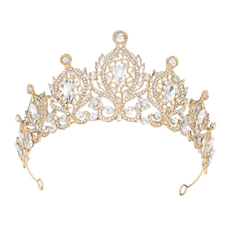 Luxurious Tiaras Women Crystal Crown Princess Headpiece for Bridal Parties and Birthday Celebrations