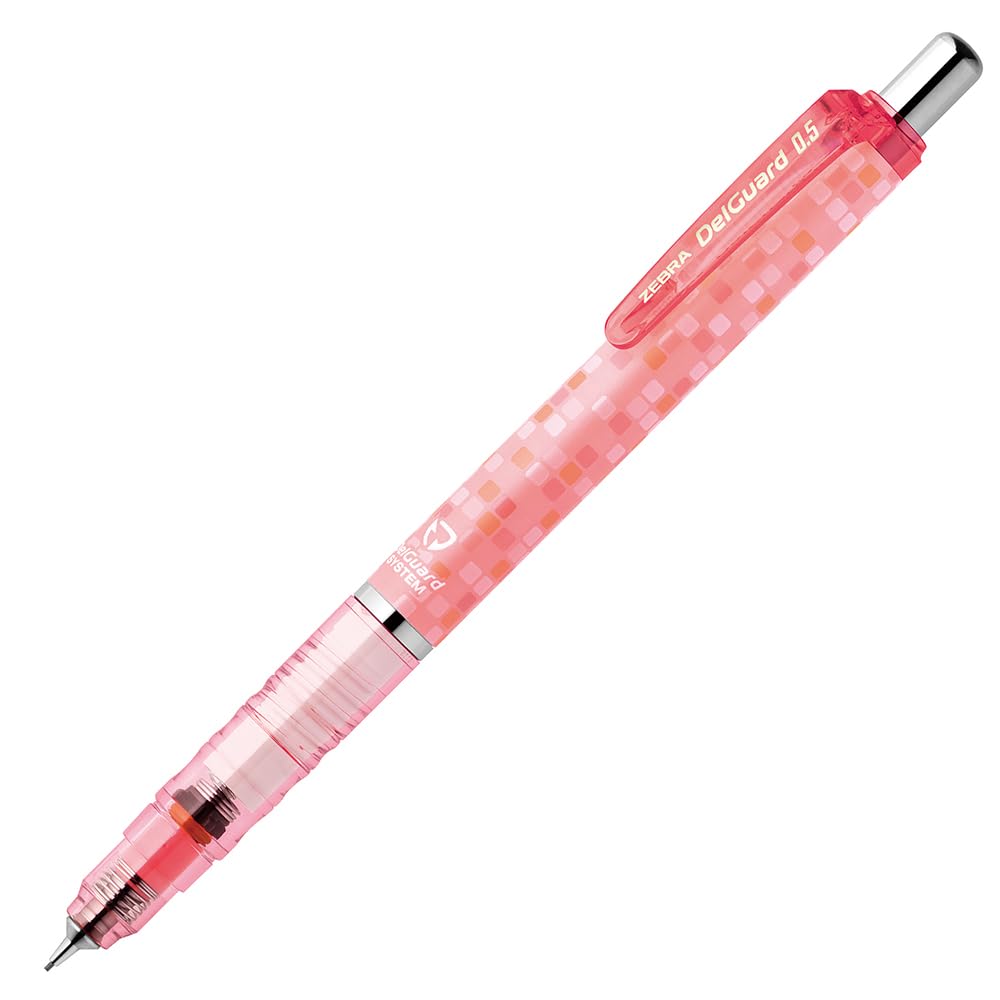 

Zebra Mechanical Pencil Delguard Square Pink 0.5mm P-MA85-N2-SQP