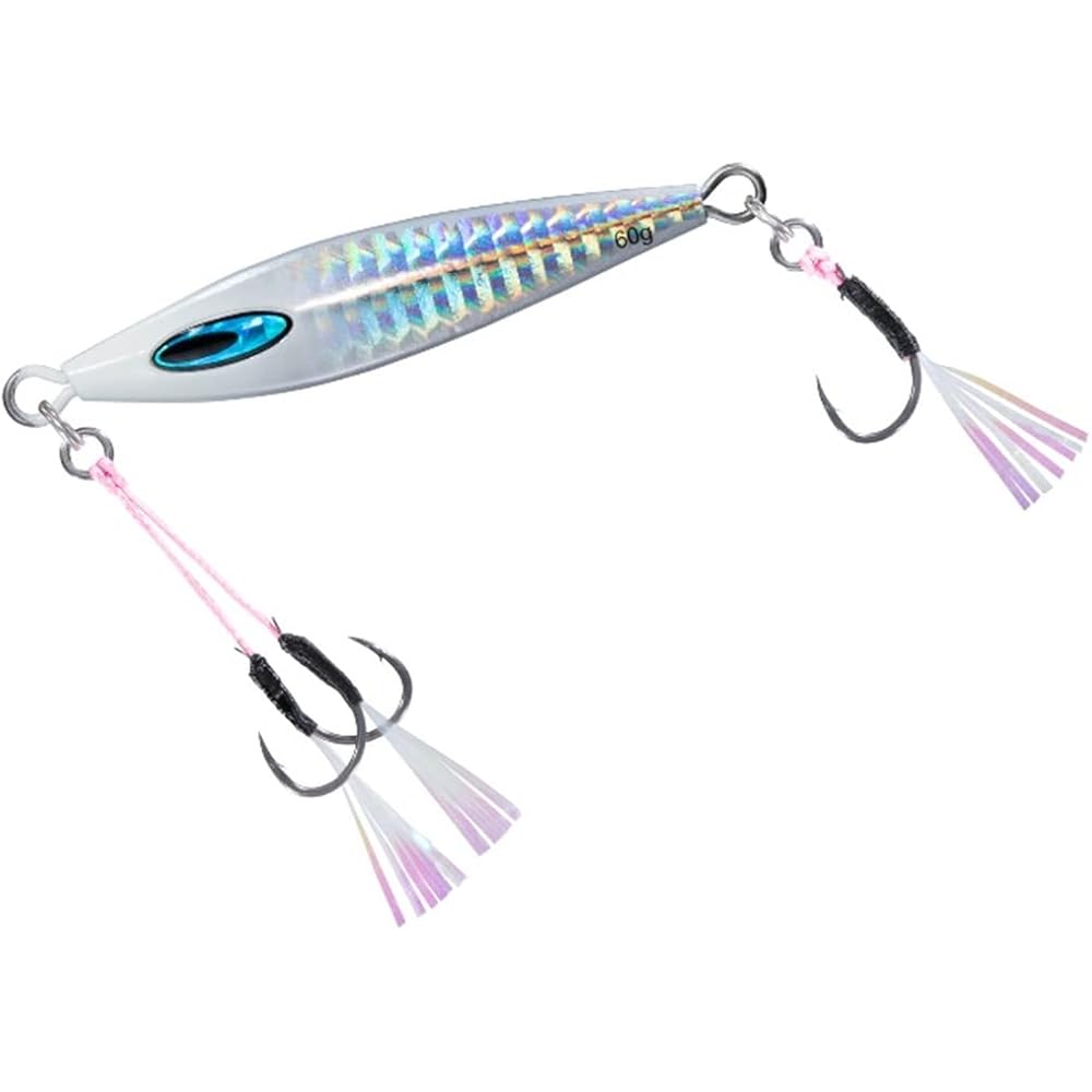 Daiwa Saltiga FK Jig TG SLJ 60g PH Silver Glow Head Fishing Tackle