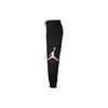 Jordan Knitted Sweatpants MJ BASELINE Lace Up Side Print Fleece Lined Casual Black Kids' FZ6362-010