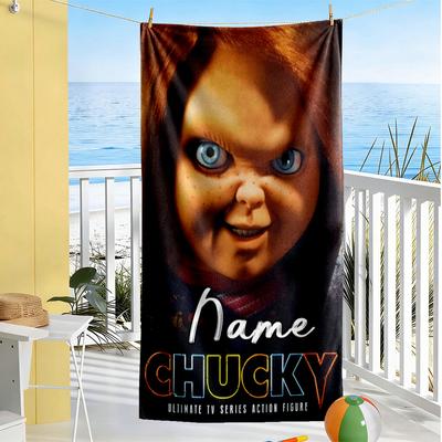 Chucky's Ultimate Series Adventure Personalized Name Beach Towel High Absorbency & Quick-Dry