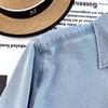 Unisex Washed Denim Long-Sleeve Loose Shirt, Casual Spring/Autumn Outerwear