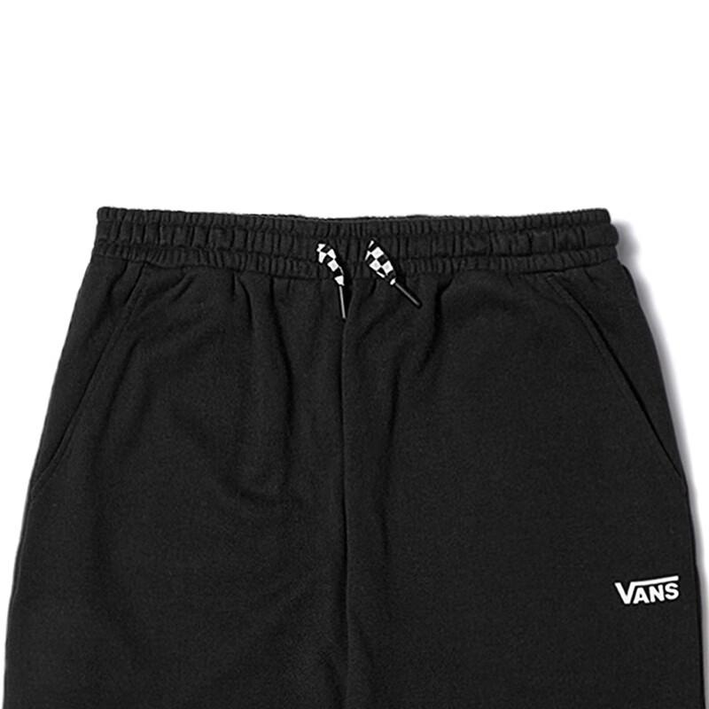 Vans Solid Color Mid Waist Straight Leg Casual Pants Women Bottoms Black VN000FCZBLK