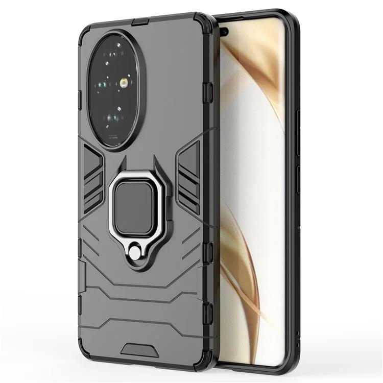 

For Honor 200 Pro 5G Case Ring Kickstand PC+TPU Anti-Scratch Phone Cover