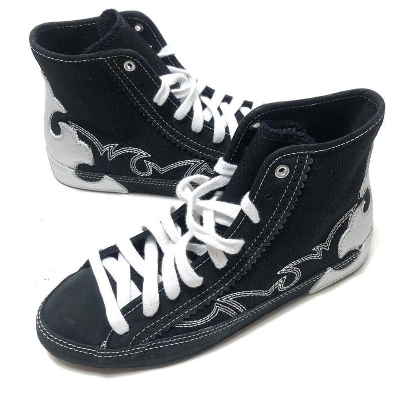 Converse Chuck Taylor All Star Sasha High Top Black Silver 'Blue White' Women's