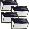 288LED Solar Wall & Street Light: Outdoor Courtyard & Landscape Lighting with Motion Sensor