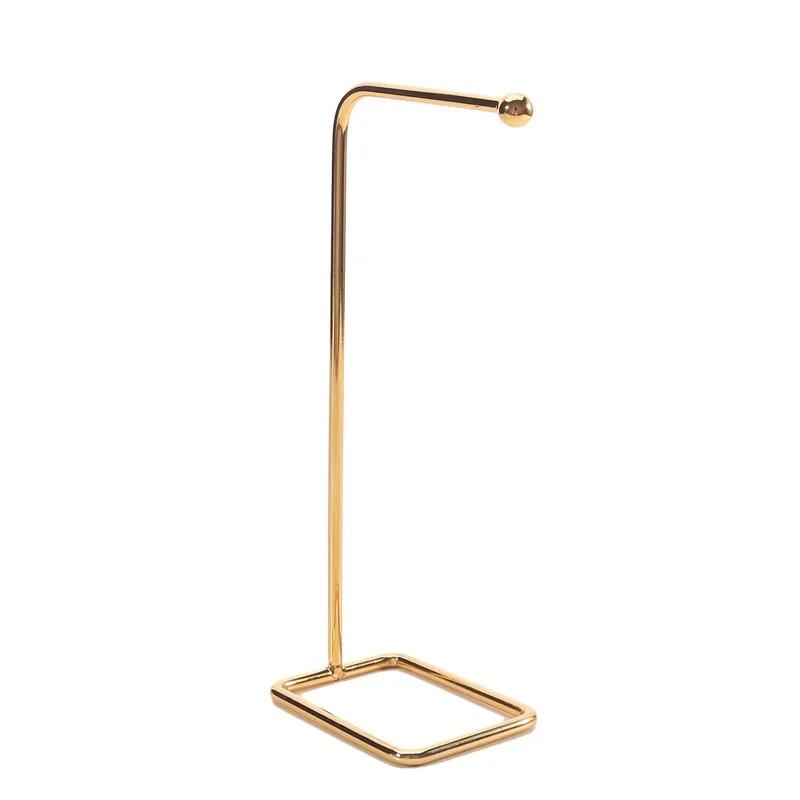 Metal Earring Display Stand For Necklace Handbag Multiple Shapes Jewelry Key Chain Holder