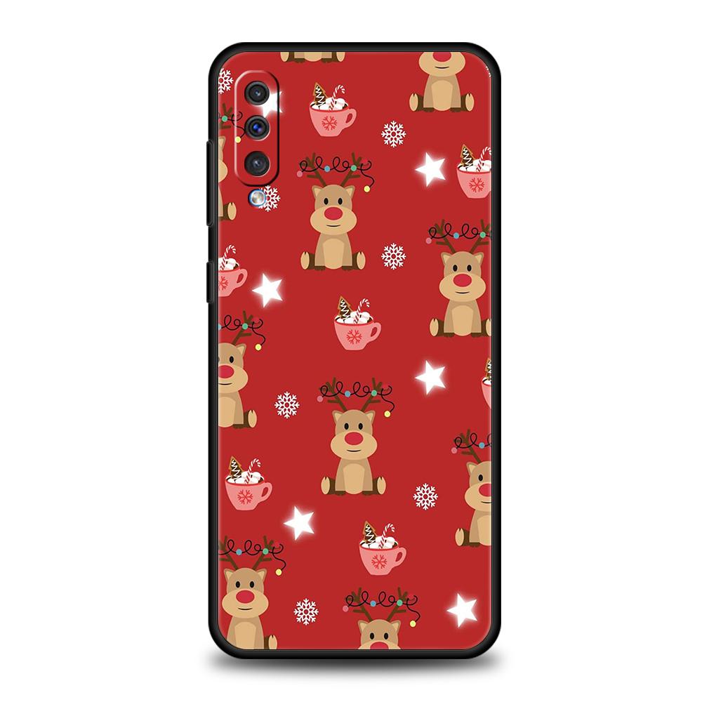 Cartoon Christmas Phone Case For Samsung A56 A36 A26 A24 A16 A14 A12 A32 A50 A70 A22 A30 A40 A34 A54 A42 A52 A04s A06 5G Cover