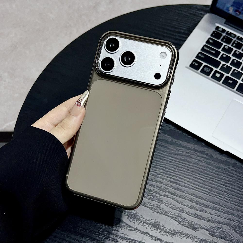 

Not Yellowing Clear Case for Iphone 17 Pro Max Air 16E 16 E 15 Plus 14 13 12 11 17Pro 16Pro 17E Phone Case Hard Pc Back Cover Phone Accessories iPhone Air чёрный