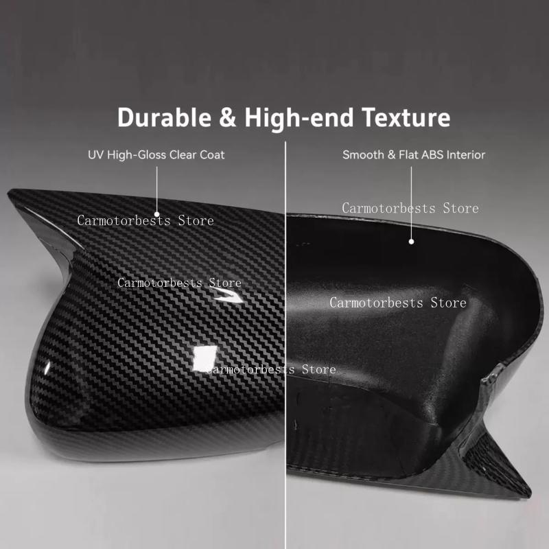 Fit For Suzuki Swift 2018-2025 Car Rearview Side Mirror Cover Wing Cap Rear View Case Trim Carbon Fiber 2018 -2025