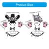 1/3/4 Zebras Costume for Kids Boys Girls Zebras Ears Headband Bowtie Tail Gloves Halloween Animal Cosplay Accessories