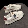 Tênis de skate feminino novo outono nicho sapatos casuais sola macia sapatos esportivos versátil tênis branco pequeno