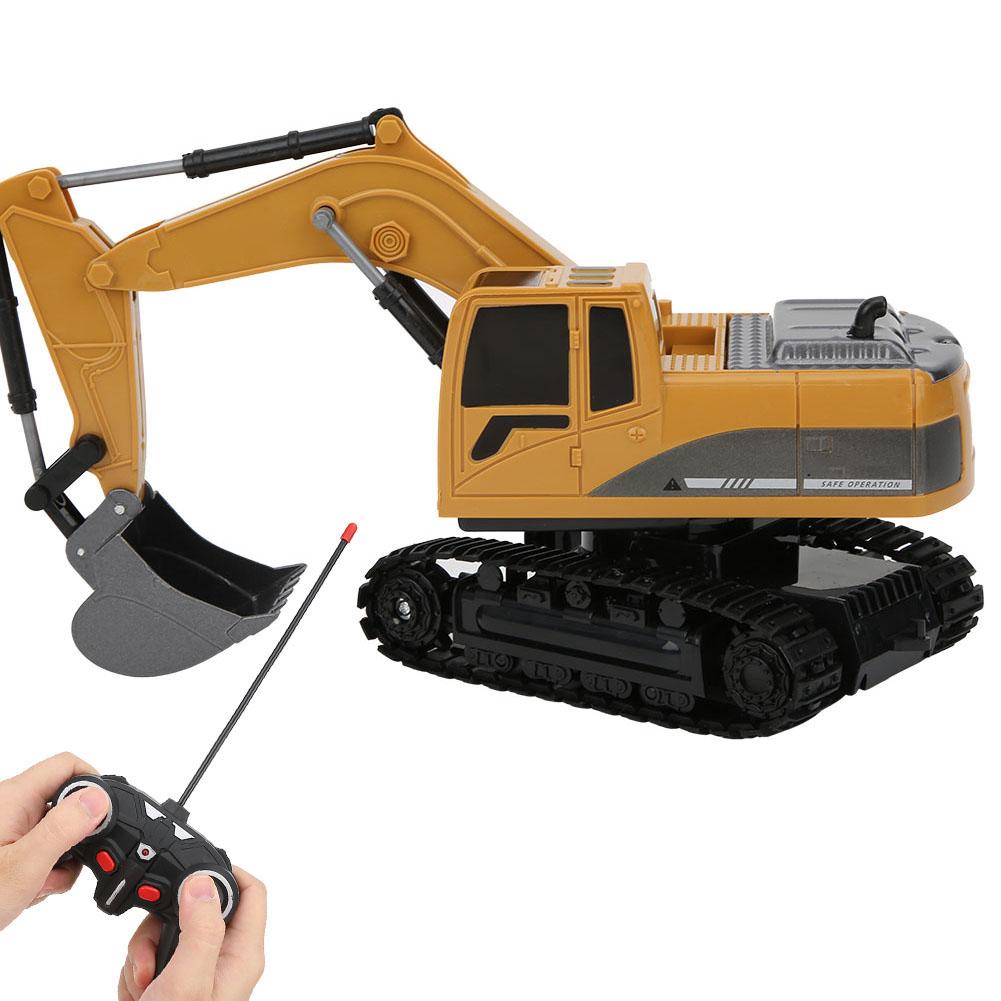 2.4G 6 Channel 1:24 RC Excavator Alloy Simulation Excavator Engineering Car Children Toy258?1 Alloy
