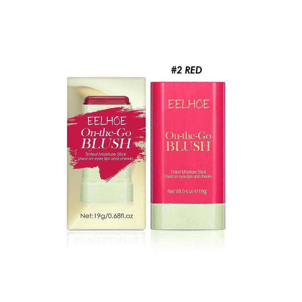 Blush Stick Light Natural Nude Makeup Contour Three-dimensional Highlight Delicate Multifunctional Blush Stick Orange