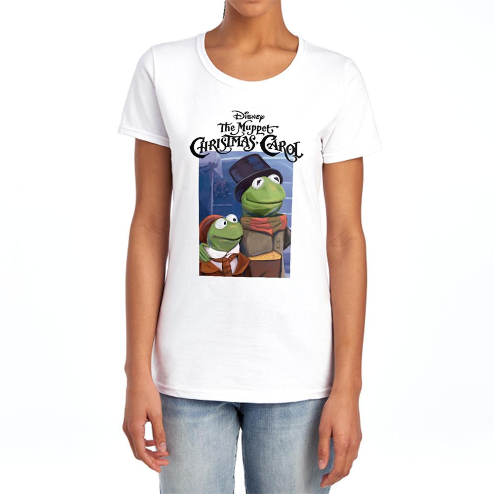 The Muppets Christmas Carol Womens/Ladies The Christmas Carol Kermit Fitted T-Shirt