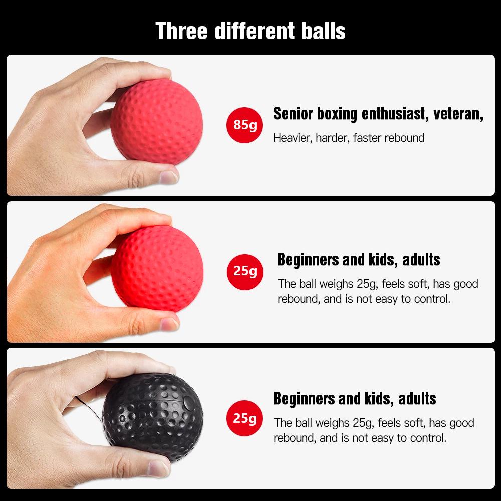 Box-Reflexball, Geschwindigkeitskraft, Sandsack, Fitness, Sanda, verbessert die Reaktion, Hand- und Augenbeweglichkeit, Training, Stirnband, Fitnessstudio, Muay Thai