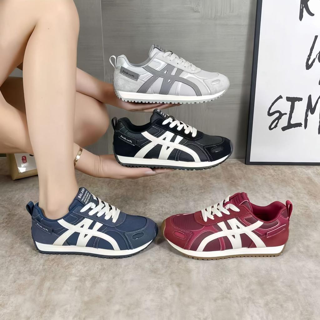 Mesh Lace-up German Training Shoes Women's Autumn 2025 New Fashion Versatile Sports Leisure Lightweight Low-top Forrest Gump Shoes