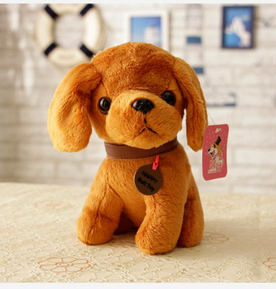 Curly Teddy Dog Plush Doll - Children's Birthday Gift Ragdoll Toy