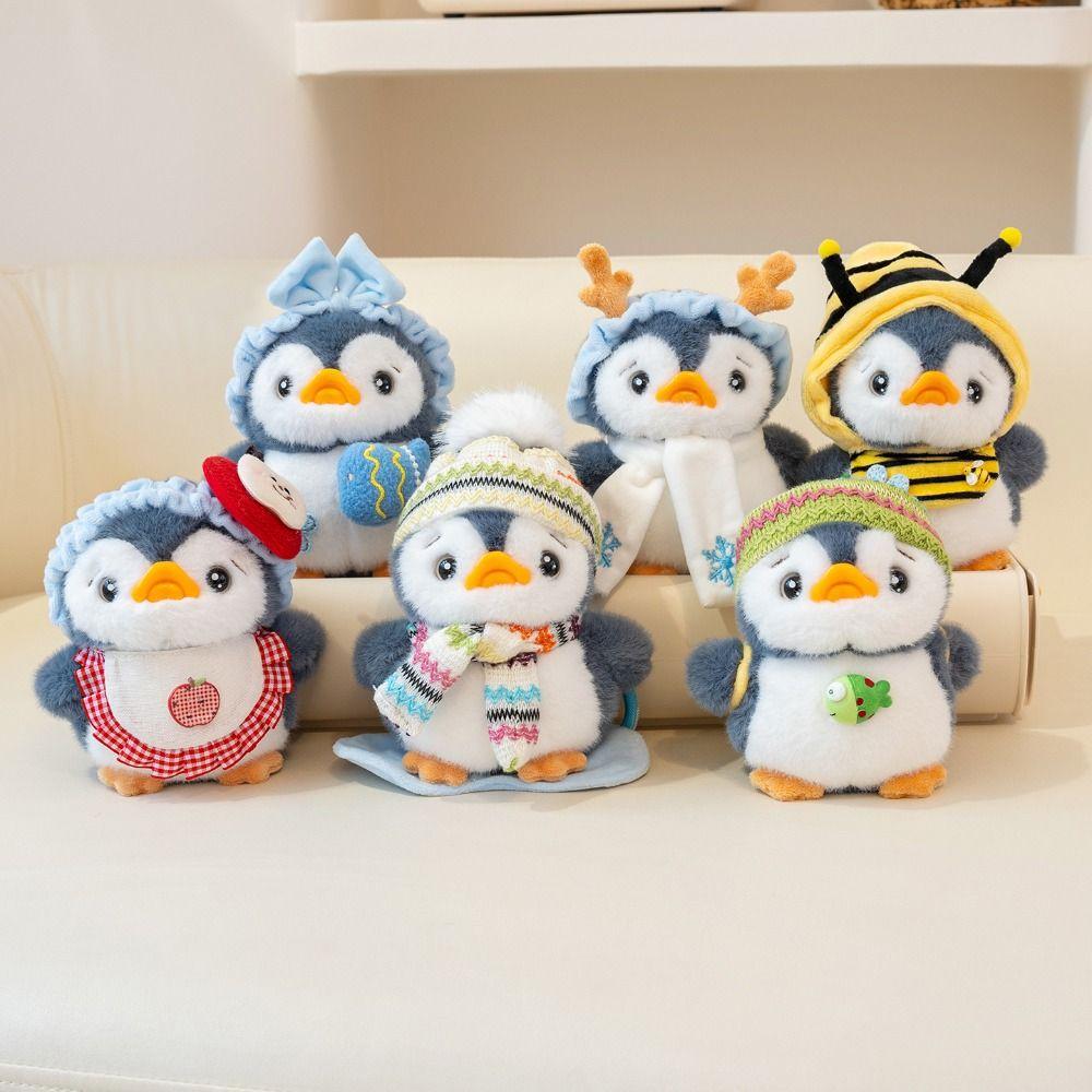 Backpack Charms Cartoon Plush Doll Pendant Animals Cute Bag Pendant Mini Penguin Keychain Gift