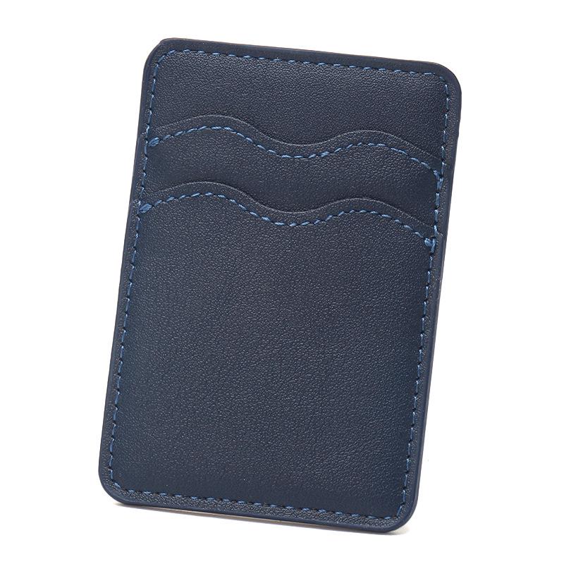 Thin Mobile Phone Card Holder: Holds 2 Cards, Adhesive Back, Business Card Case, Custom Logo Printing