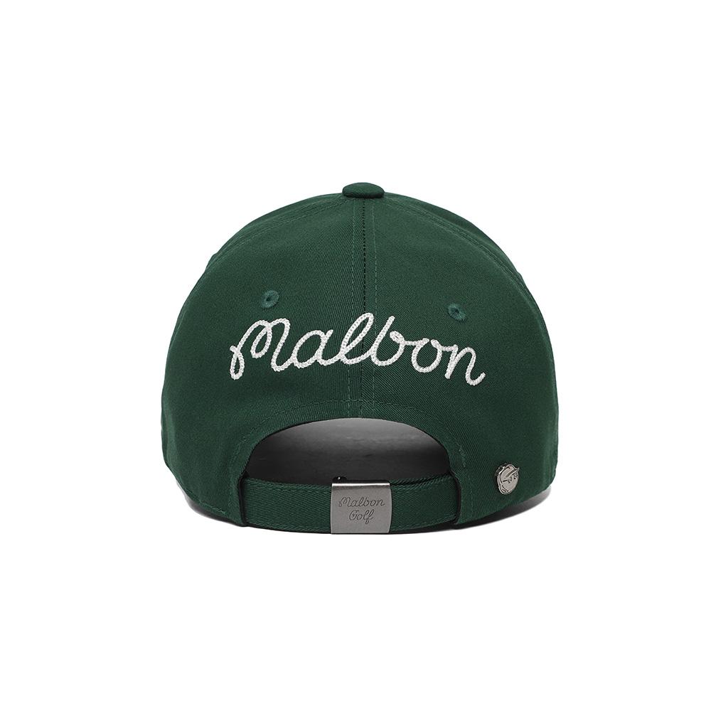 MALBON GOLF New Malbon Basic Bucket Ball Cap Green