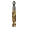 Tap Drill Bits Hex Shank Titanium Coated Metric Screw Combination Tapping Bit for WoodM10