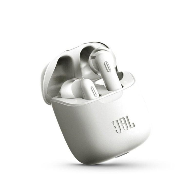 

JBL Tune 220 TWS Бездротові навушники з Bluetooth V5.0 та стереомікрофоном, з зарядним кейсом білий