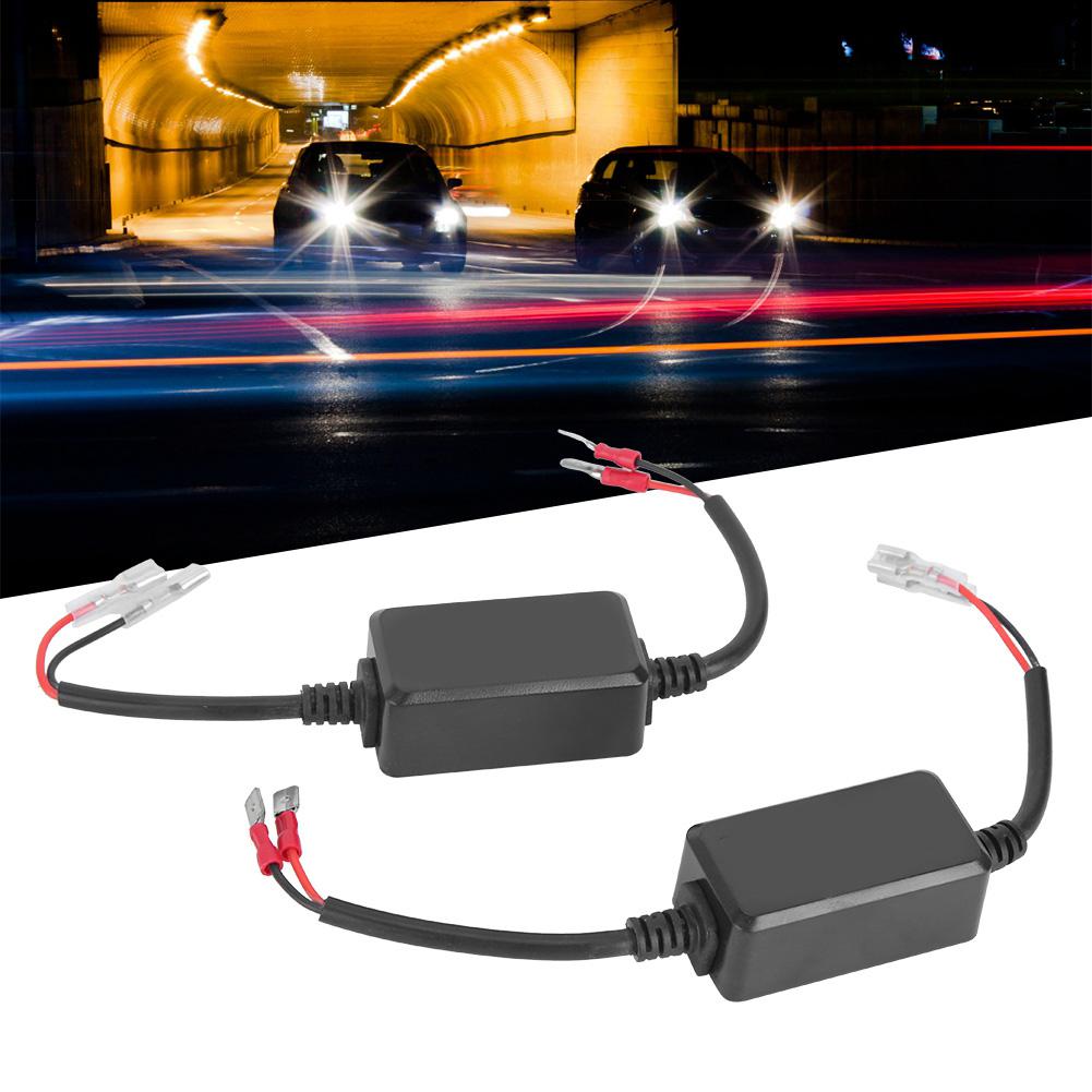 

H1 H3 Автомобильный светодиодный декодер света Фара без ошибок Канселлер Антимерцающие резисторы