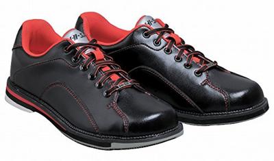 Bowlingschuhe werfen (Hoher Sport) HS-390 Schwarz/Rot 25.0cm/Rechtshänder [Bowlingausrüstung]