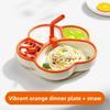 Baby Silicone Divided Cat Paw Plate With Suction For Toddlers Feeding And Training