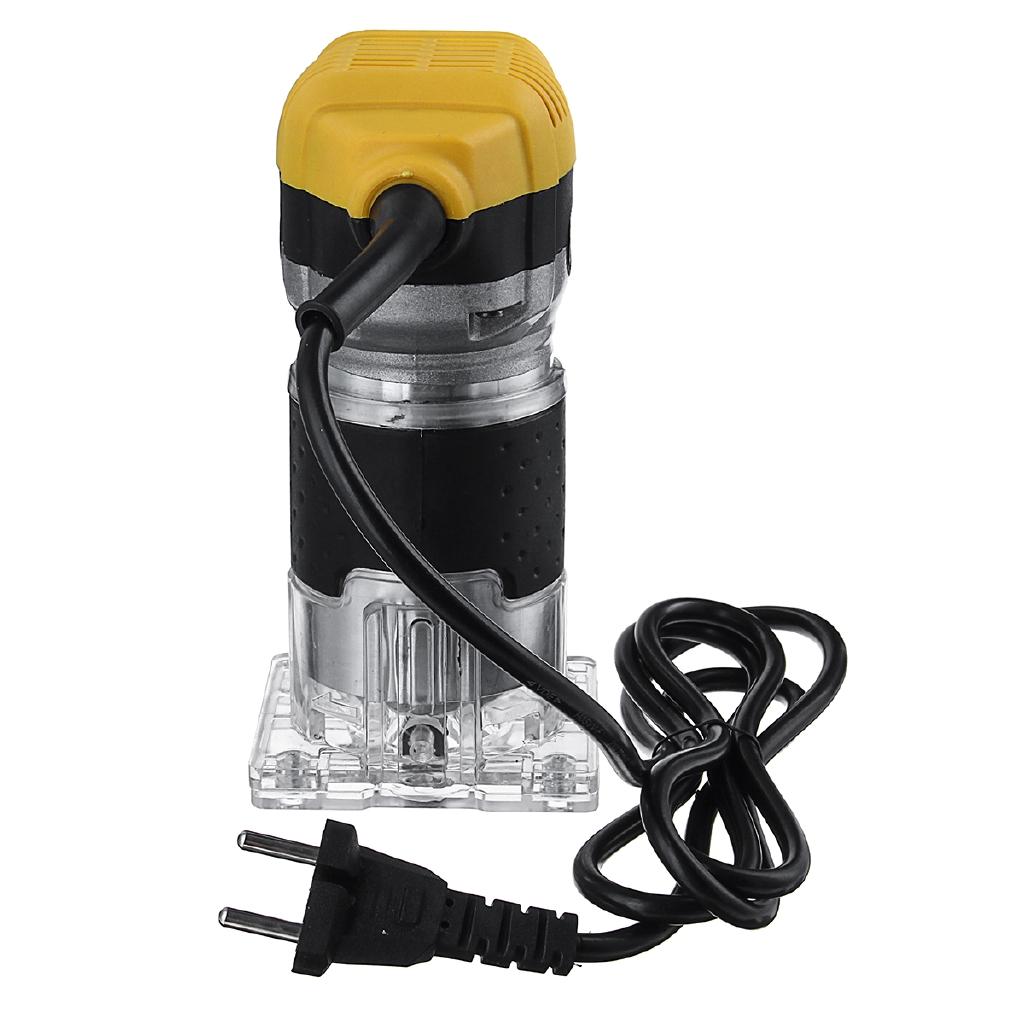 220V Electric Hand Trimmer Wood Router 2200W 6.35mm Woodworking Laminator Carpentry Trimming Cutting Carving Machine