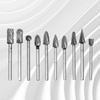 10 STÜCKE Wolframstahl Schleifkopf Hartmetall Rotationsfeilen Set Metall Polierkopf Wolframstahl Rotationsfeile Fräser
