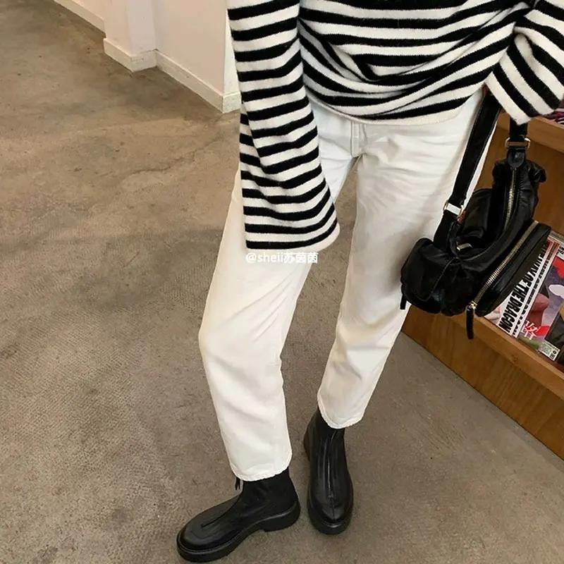 Dámské kotníkové boty 2025 Nová sada Nošení Zip Chelsea boty Silný podpatek Silná podrážka Krátké boty Podzimní a zimní obuv