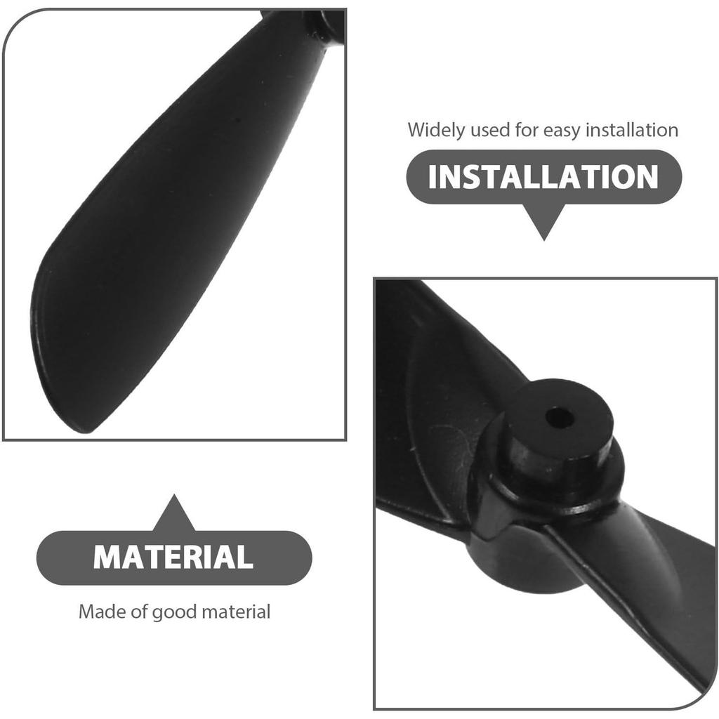 Luxshiny Plastic Propellers for RC 10 Lightweight Design for Stable Flight RC Airplane Replacement 2-Blade Airplanes, Pairs. Performance. Parts.