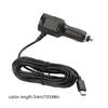 Extra Long Car Charger Type C To USB 5V1A Smartests Current Distribution For Multiple Devices In Trucks SUVs