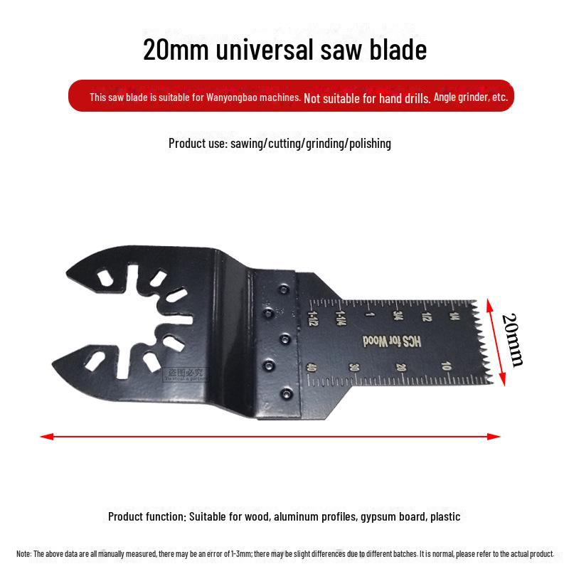 34mm High Carbon Steel Straight Saw Blade with Quick-Install Feature, Multi-Purpose Swing Saw Accessories.