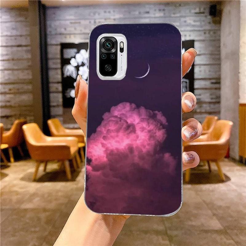 Kawaii Sky Space Soft Phone Case For Xiaomi 12 11T 10 9 Redmi Note 11 10 10S Pro Redmi 9 9A 8 Transparent Phone Cover