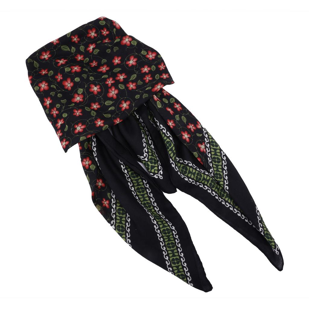 Polyester Print Infinity Headscarf With Sun Shield For Casual Summer Wear