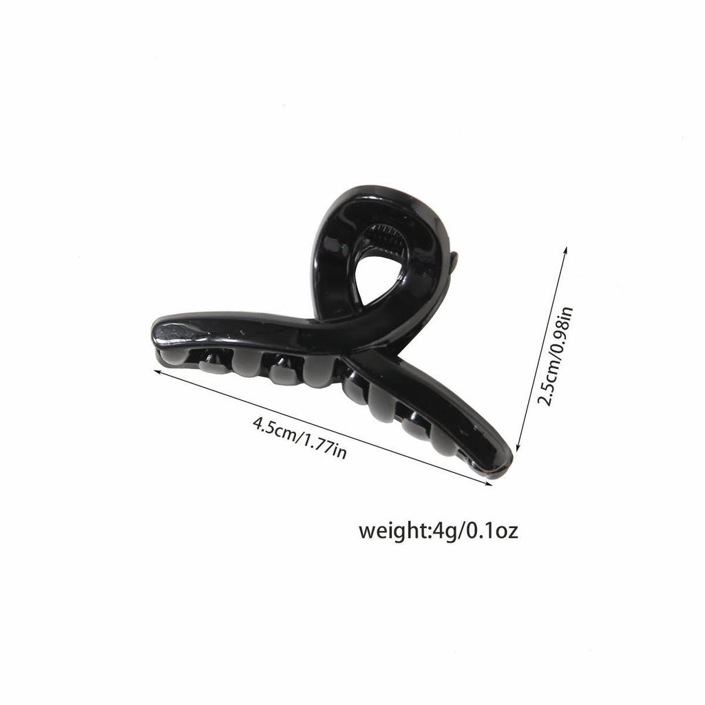 Minimalist Small Plastic Hair Clip - DIY Hairpin Base, Shark Clip, Jewelry Accessory