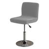 Velvet Solid Colors Bar Chair Cover Stretch For Bar Stool Short Back Dining Room Spandex Elastic Slipcovers For Banquet Chairs